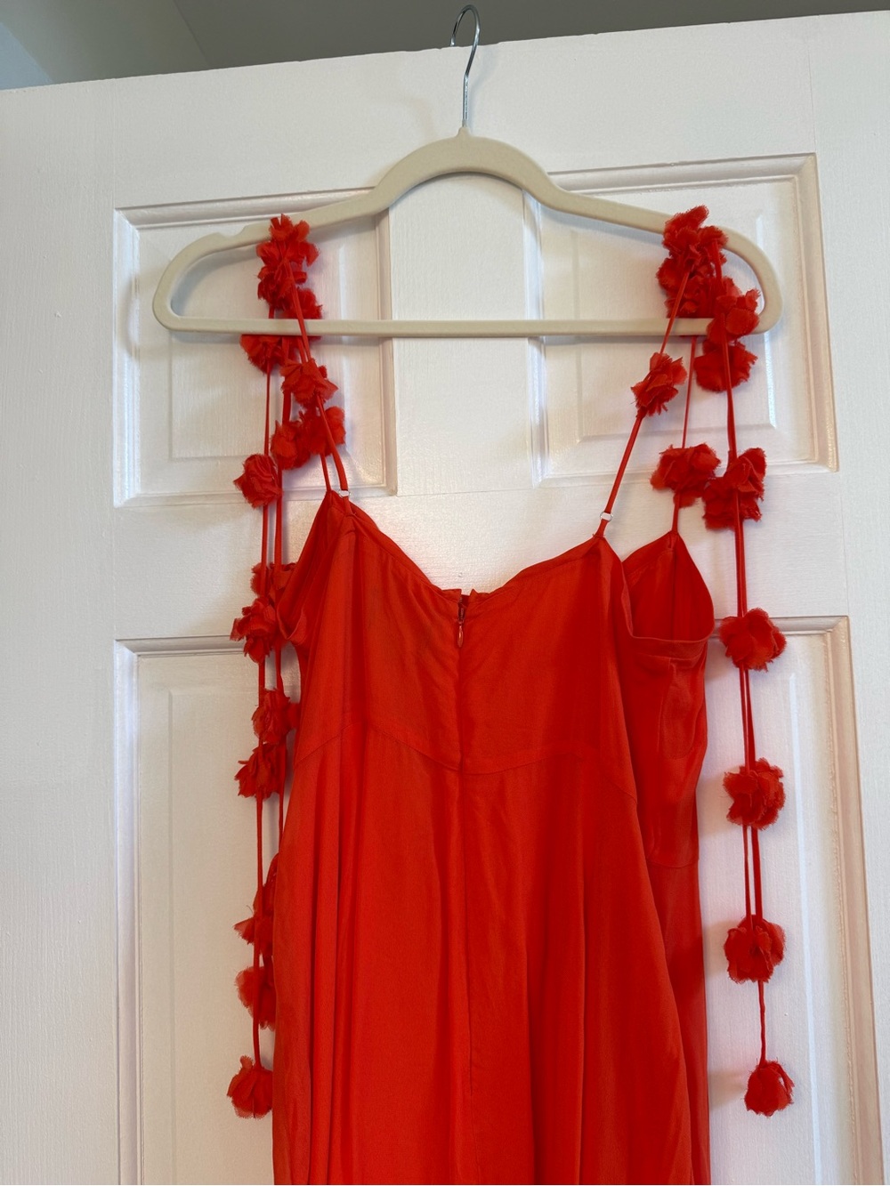 J. Crew Collection rosette-strap sheath dress in chiffon - Picture 10 of 11